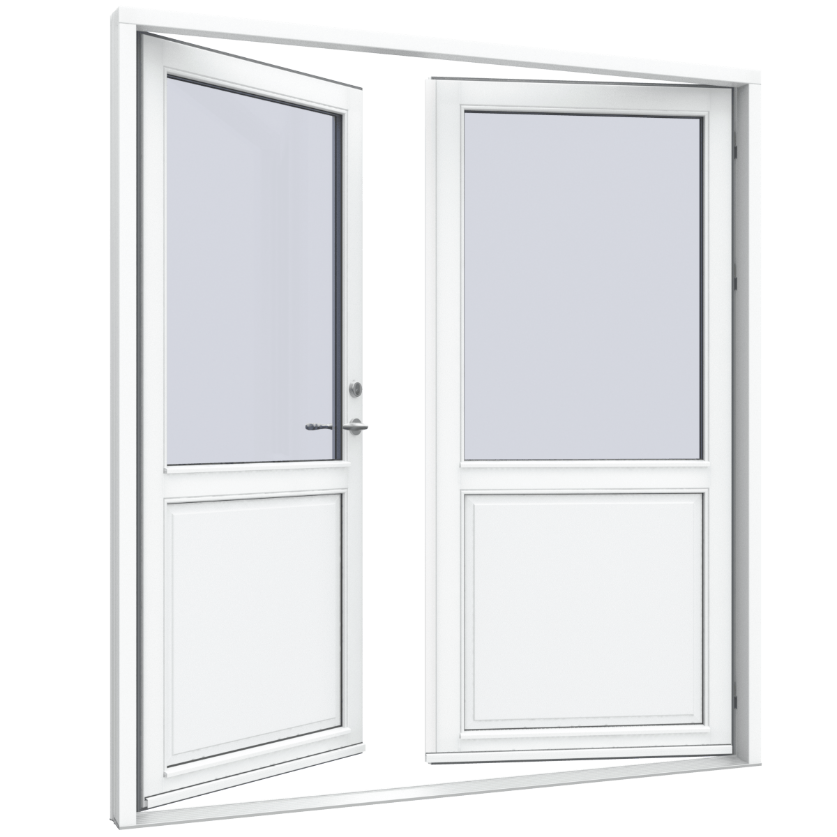 Double front doors