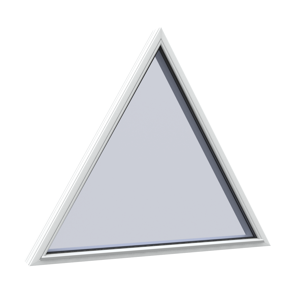 Angled fixed windows