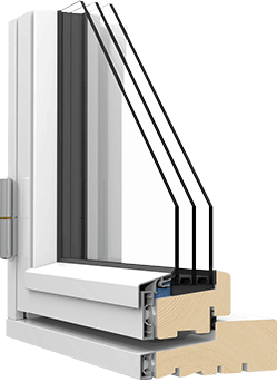 Hout/aluminium kozijnen van Sparkozijnen